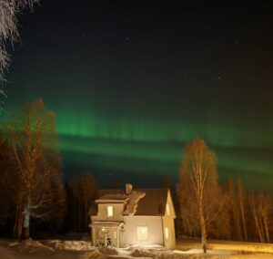 Votre chalet en Laponie sous les aurores boreales