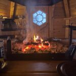 repas dans le kota en laponie