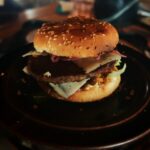 hamburger au feu de bois en laponie